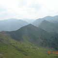 Widok z trasy na Kasprowy Wierch #góry #krajobraz #lato #przyroda #Tatry