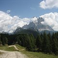 Monte Pelmo (3168 m) widziany z podejścia na Monte Fertazza #góry #Dolomity #Włochy