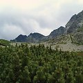 pierwszy widok na Mięguszowieckie Szczyty i Przełęcz pod Chłopkiem #Tatry #góry