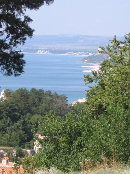 Panorama Balczika w głębi plaże i kurorty Albeny