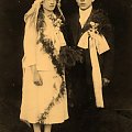 Zdjęcie ślubne moich rodziców z datą 18. 10. 1930r