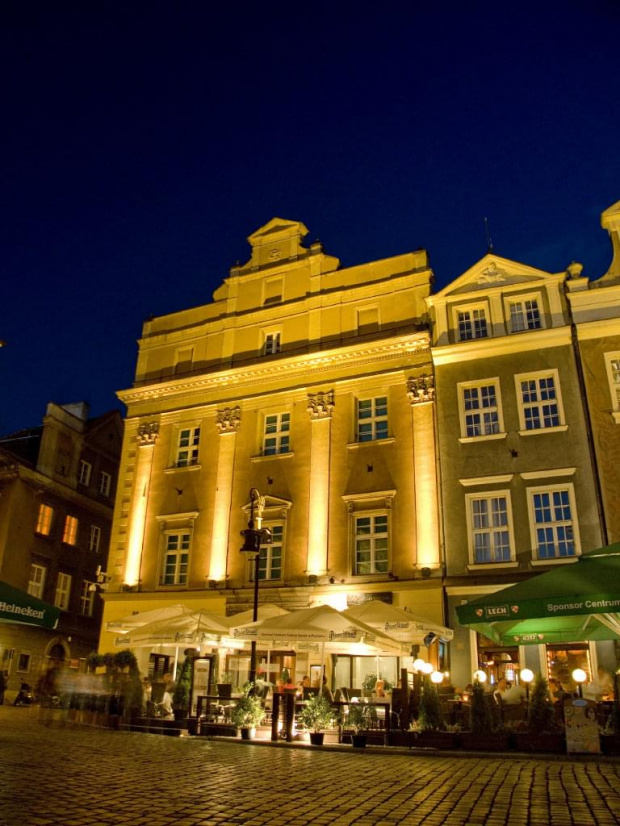 Poznań - Stary Rynek nocą #Poznań #StaryRynek #noc