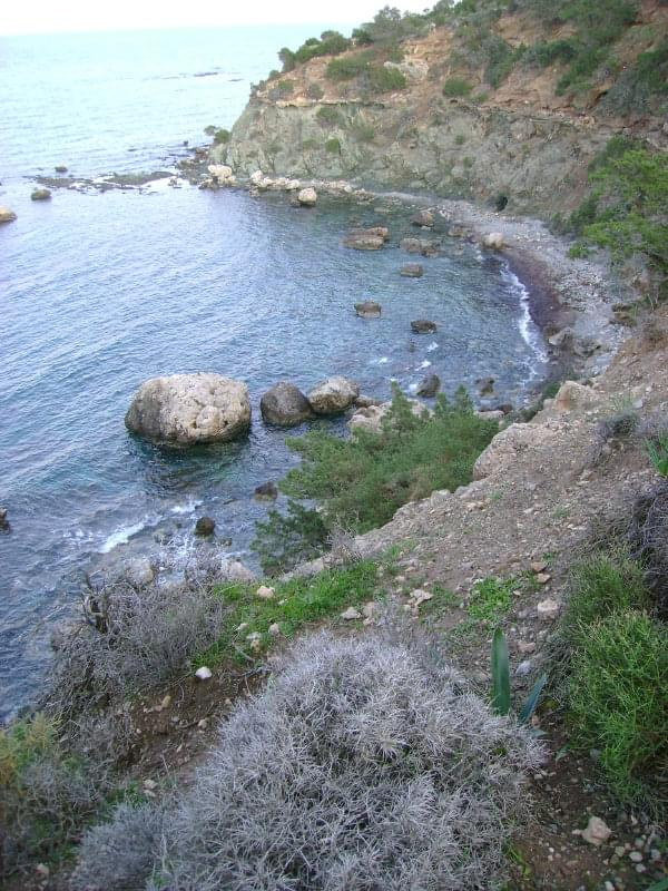 Cypr,Akamas #Cypr #morze #skała #zatoka #klif
