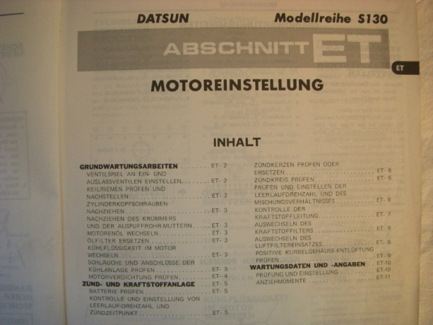 NISSAN 280ZX Modelreihe ... 3