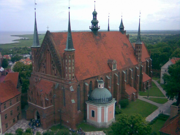 Frombork widok na katedrę