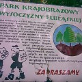 Park Krajobrazowu Wysoczyzny Elbląskiej - tablica informacyjna