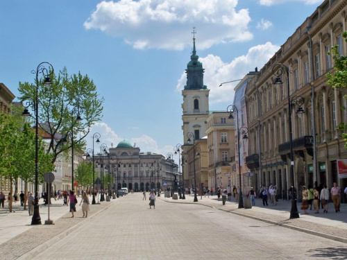 Krakowskie Przedmieście, widok w kierunku Nowego Świata. #wakacje #urlop #podróże #zwiedzanie #Polska #Warszawa