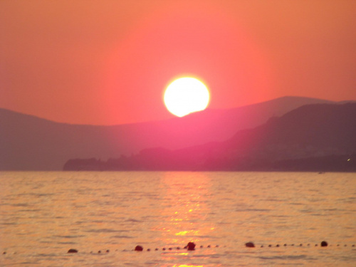 Zachód słońca w Chorwacji