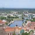 Gdańsk - widok z wieży Kościoła Mariackiego
