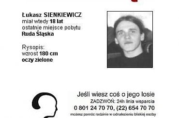 #ŁukaszSienkiewicz #PLAKATZITAKA #RudaŚląska #śląskie #AkcjaPlakat #apel #pomóż #MissingPerson