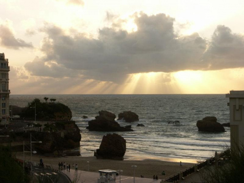Biarritz Francja #Francja #Biarritz #Ocean #Słońce