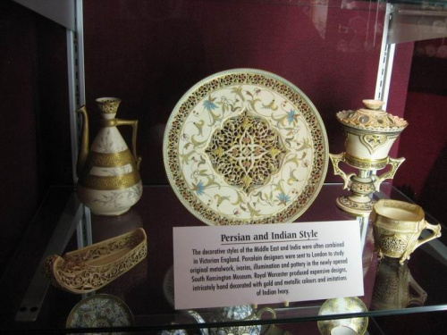 Porcelana w muzeum Worcester