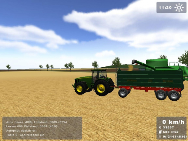 John Deere 8530 + Brantner Dreiachser + John Deere s960i #Gra #LandwirtschaftsSimulator #JohnDeere8530 #BrantnerDreiachser #JohnDeereS960i