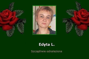 #EdytaL #SzczęśliwieOdnaleziona #Fiedziuszko #kobieta #odnalezieni #PomocnaDłoń #PortalNaszaKlasa #SprawaWyjaśniona