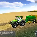 Deutz Agrotron 265 + Prasa do słomy John Deere 690 #LandwirtschaftsSimulator2008 #JohnDeere690 #DeutzAgrotron265