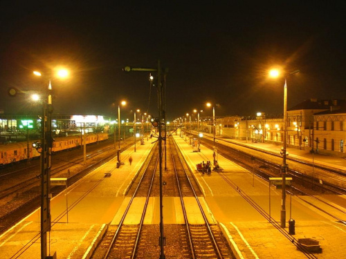 Stacja Białystok wieczorem(Białystok 11.10.07)