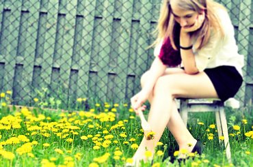 #dziewczyna #kobieta #piękno #kolor #kwiaty #malowanie