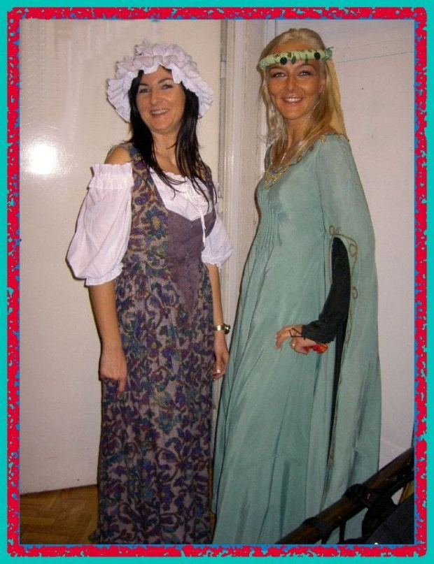 Suknia średniowieczna-rozm.38 i komplet plebejski-rozm.38-40 #stroje #KostiumyTeatralne #przebrania