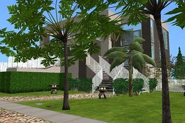 Dom wykonany w grze The Sims 2 #dom #TheSims2