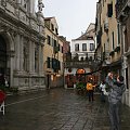 spacer przez deszczowa Wenecje 24 listopad 2007
