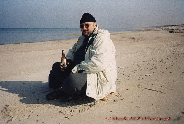 Krynica Morska 2003r. #Bałtyk #KrynicaMorska #Morze #Plaża #Polska #Urlop #Wczasy #Wypoczynek #Zima