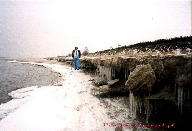 Krynica Morska 2003r. #Bałtyk #KrynicaMorska #Morze #Plaża #Polska #Urlop #Wczasy #Wypoczynek #Zima