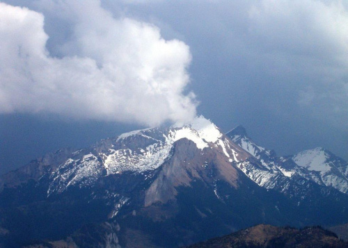 Hawrań udaje 'Wulkan Bielski' #góry #mountain #Tatry