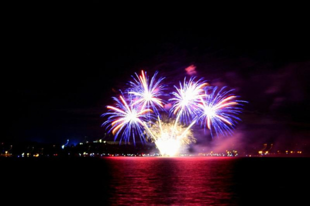 Festiwal ognia i wody nad jeziorem nyskim