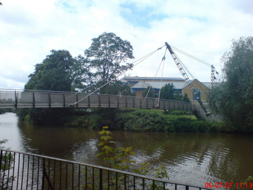 Jeden z mostów na rzece Medway, centrum Maidstone. #Widoki #krajobrazy #zabytki #mosty #Anglia #Maidstone