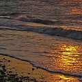 Wieczór nad morzem... #morze #plaża #fale #ZachódSłońca #Rodos #Kremasti