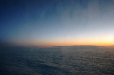 WSCHOD SLONCA NAD POLSKA NA WYSOKOSCI 11000 METROW #WSCHODSLONCA