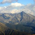 Tatry po słowackiej stronie z Krywaniem na pierwszym planie #Tatry #góry #chmury #widoki #turystyka