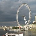 LondonEye Tamiza Łodka ... oj czego nie ma na tym zdjeciu ... przerost formy nad treścia :P