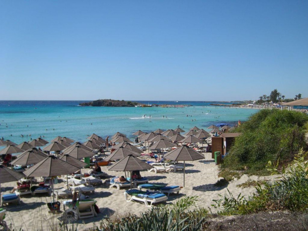 Plaża w Ayia Napa