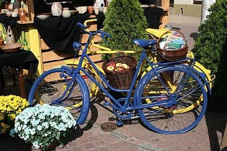 Niebieski rower #Rowery