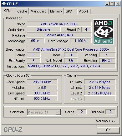 OC Athlona 64 3600 na 5400